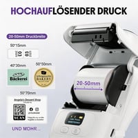 Phomemo M110 Bluetooth címkenyomtató önragadós címkékhez, fehér 10