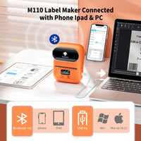 Phomemo M110 Bluetooth címkenyomtató öntapadós címkékkel, 3 tekercs 4