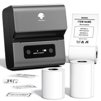 Phomemo M221 Bluetooth címkenyomtató 3 tekercs címkével - szürke 2