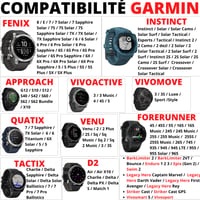 Nabíjací kábel PHONILLICO pre Garmin Fenix 8 7 7S 7X 6 6S 6X 5 Forerunner 970 965 955 945 935 265 245 165 55 45 Approach S70 S60 S50 S44 S40 Vivoactive 2