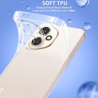 Priehľadný TPU silikónový kryt na Honor 400 5G + 2 ks tvrdené sklo 6