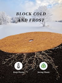 Photener Kókuszrost Növényvédő Takaró - 60 cm Kerek, 4 db-os Csomag, Téli Fagyvédelem, Gyommentesítő, Természetes Anyagból

AI: I've created 3