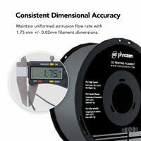Vysokorýchlostný filament Phrozen PLA 1,75 mm – náplň do 3D tlačiarne, rýchlosť 600 mm/s, 1 kg cievka, čierny 4