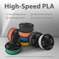 Vysokorýchlostný filament Phrozen PLA 1,75 mm – náplň do 3D tlačiarne, rýchlosť 600 mm/s, 1 kg cievka, čierny 2