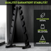 PhysKcal Hantel Állvány 3, 5, 6 Szintes Acél Tárológép 6