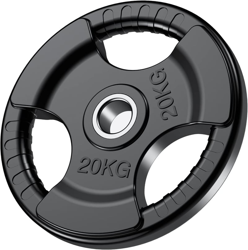 PhysKcal Olimpiai Hantellemez 50mm Furattal Gumis Felülettel 1,25-25kg
