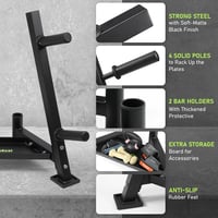 PhysKcal Súlytárcsa tartó 25mm és 50mm tárcsákhoz, 350kg terhelhetőség 3