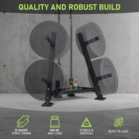 PhysKcal Súlytárcsa tartó 25mm és 50mm tárcsákhoz, 350kg terhelhetőség 2