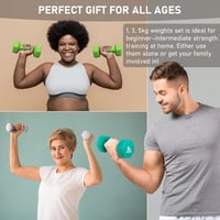 PhysKcal Súlyzó Szett Tárolóállvánnyal Otthoni Edzéshez és Fitnesz Edzéshez 7
