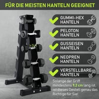 PhysKcal Súlyzótartó Állvány 3-6 Szintes Acél Fitness Rack 2