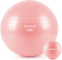 PhysKcal Torna és Pilates Labda Szett, Pattanásbiztos Egyensúly Labda Jóga Otthonhoz 1
