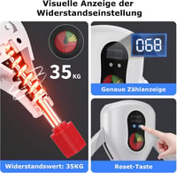 Piashow Comb Leg Trainer LCD kijelzővel, medenceizom és combedzés otthonhoz 7