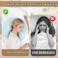 Pernă ergonomică din spumă cu memorie Piashow pentru dormit pe o parte, cu orificiu pentru braț - Pernă ortopedică pentru susținerea gâtului, pentru ameliorarea durerilor cervicale, de umăr și de coafa rotatorilor - Pentru cei care dorm pe o parte 5