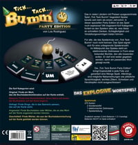 Spoločenská hra Piatnik Tick Tack Bumm Party Edition – Výbušná slovná hra, premýšľanie a zábava od 12 rokov 2