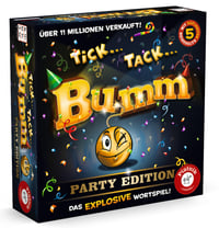 Spoločenská hra Piatnik Tick Tack Bumm Party Edition – Výbušná slovná hra, premýšľanie a zábava od 12 rokov 1
