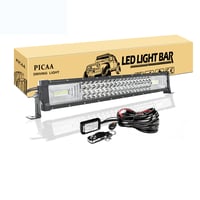 PICAA LED svjetlosna rampa 22" 270W - Dodatno svjetlo s daljinskim upravljanjem za terenska vozila, radne strojeve, traktore, ATV, 12V, tri reda 1