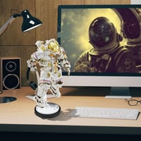 Piececool 3D Fém Puzzle Űrhajós Modell 515 Darabos Acél Építőkészlet Felnőtteknek 6