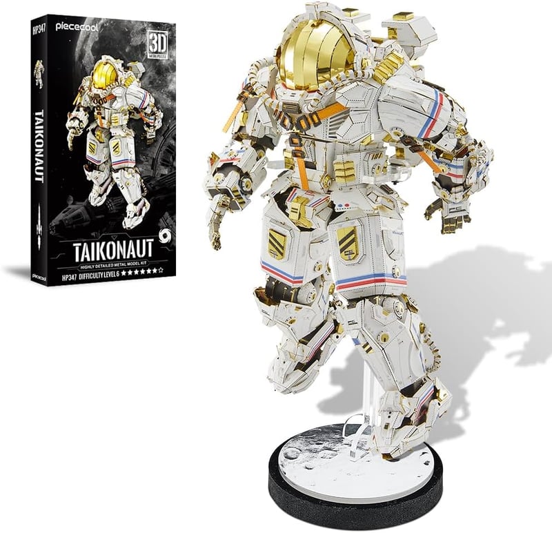 Piececool 3D Fém Puzzle Űrhajós Modell 515 Darabos Acél Építőkészlet Felnőtteknek