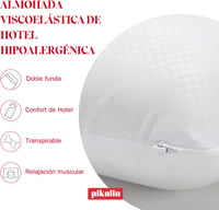 Pikolin Home 2 db viszkoelasztikus párna 35x70cm közepes keménységgel - 35 x 70 (Pack de 2) 2