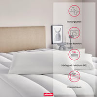 Pikolin Home viskoelastický ergonomický vankúš z pamäťovej peny pre spánok na boku a na chrbte, s dvojitým odnímateľným poťahom, 35x70 cm, výška 12 cm 2