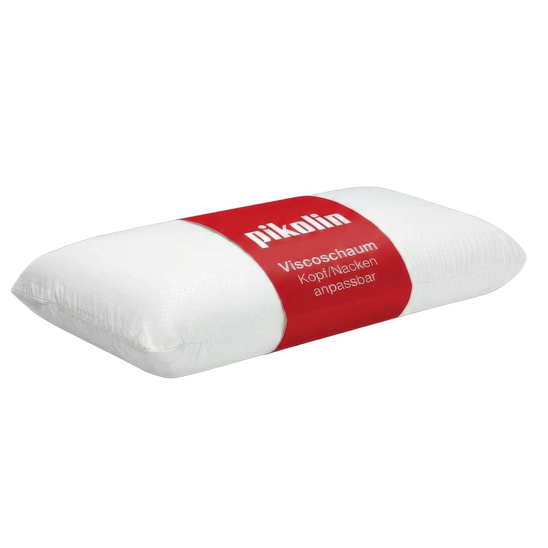 Pikolin Home viskoelastický ergonomický vankúš z pamäťovej peny pre spánok na boku a na chrbte, s dvojitým odnímateľným poťahom, 35x70 cm, výška 12 cm