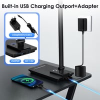 PIKOY LED asztali lámpa gyerekeknek, 5 szín, 15 fényerő, USB töltés, érintésvezérlés 2