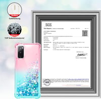 Pilaru Samsung Galaxy S20 FE Tok - Átlátszó Folyadékos Csillám Tok, Ütésálló Szilikon TPU Védőtok Nőknek, Vékony és Puha Mobiltelefon Hátlap 2