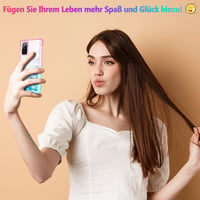 Pilaru Samsung Galaxy S20 FE Tok - Átlátszó Folyadékos Csillám Tok, Ütésálló Szilikon TPU Védőtok Nőknek, Vékony és Puha Mobiltelefon Hátlap 7