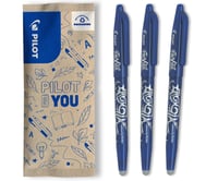Vymazateľné gélové perá Pilot FriXion Ball 0,7, 3 ks, modré – 0,4 mm — Všetky 3 perá potrebujú výmenu náplne (stav: viď 2. obrázok) 3