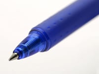Gumovateľné gélové pero Pilot FriXion Clicker 0,7 mm s mechanizmom stláčania, modré, balenie 6 ks, plniteľné, stredný hrot 3