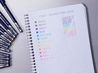 Stilou cu vârf fin PILOT FriXion cu cerneală termosensibilă, ștersibil – Pachet de 12 bucăți 4