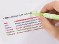 Sada vymazateľných zvýrazňovačov Pilot FriXion Light Soft, 5 ks, pastelová modrá, zelená, ružová, fialová, žltá, skosený hrot 5