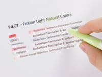 Sada vymazateľných zvýrazňovačov Pilot FriXion Light Soft, 5 ks, pastelová modrá, zelená, ružová, fialová, žltá, skosený hrot 6