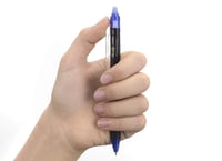 Gélové pero PILOT FriXion Point Clicker 0,5 mm s vymazateľným atramentom – 5 ks, čierne – plniteľné, termosenzitívny atrament, tenký hrot 6