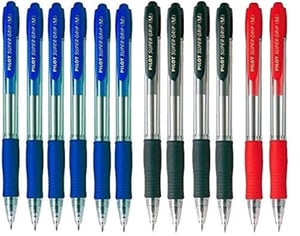 Pilot Supergrip kemijska olovka, pakiranje od 12 komada (6 plavih, 4 crne, 2 crvene) - C.arge