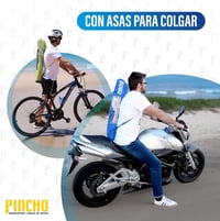 Pincho 180 cm összecsukható napernyő motorkerékpárhoz biciklhez UV védelmes UPF50+ - Pistachio Green 2