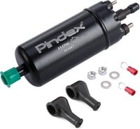 Pindex Elektromos Üzemanyag Szivattyú 12V - Univerzális Benzin és Dízel Adagoló Pumpa, Külső Szerelésű, 0580464070 Kompatibilis, Fekete 1