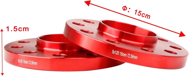 Pindex Keréknyomtáv Szélesítő Szett 5x120 15mm/20mm - BMW E36 E46 E90 E92 Kompatibilis - 20db M12x1.5 Kerékcsavarral