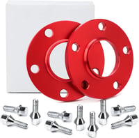Pindex nyomtávszélesítő 5×120, 10 mm, BMW E36/E46/E90/E91/E60, 72,6 mm centrálás - piros (2 db) 1