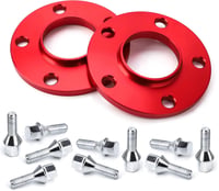 Pindex nyomtávszélesítő 5×120, 10 mm, BMW E36/E46/E90/E91/E60, 72,6 mm centrálás - piros (2 db) 7