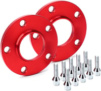 Pindex nyomtávszélesítő 5×120, 10 mm, BMW E36/E46/E90/E91/E60, 72,6 mm centrálás - piros (2 db) 8