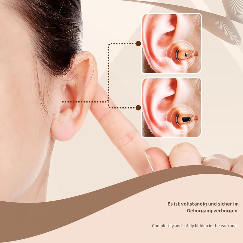 PingaOculto Nano V4 Bluetooth fülhallgató mikrofon és ragasztó szalaggal - Rejtett vezeték nélküli headset