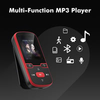 PINHUI MP3 lejátszó Bluetooth 5.3, 64 GB, csíptethető, FM rádióval és lépésszámlálóval 7