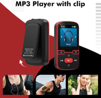 PINHUI MP3 lejátszó Bluetooth 5.3, 64 GB, csíptethető, FM rádióval és lépésszámlálóval 4