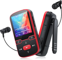 PINHUI MP3 lejátszó Bluetooth 5.3, 64 GB, csíptethető, FM rádióval és lépésszámlálóval 1