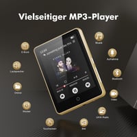MP3 prehrávač PINHUI s Bluetooth 5.3, vstavaným reproduktorom, 2,8-palcovým displejom a 64 GB úložiskom 7