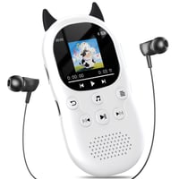 PINHUI MP3 prehrávač pre deti, Bluetooth 5.3, 64 GB pamäť, so vstavaným reproduktorom a FM rádiom 1