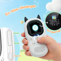 PINHUI MP3 prehrávač pre deti, Bluetooth 5.3, 64 GB pamäť, so vstavaným reproduktorom a FM rádiom 5