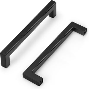 PinLin T-bar ručkica za namještaj 160 mm, crna - 30 kom.