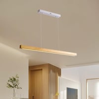 Pinrutar Fa LED Függőlámpa Étkezőasztalhoz - Távirányítós, Applikációval Vezérelhető, Állítható Színhőmérséklet, Fényerő és Magasság, Modern 8